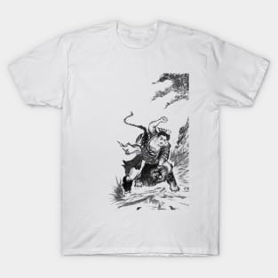 Tiger Fighter Ink Painting T-Shirt